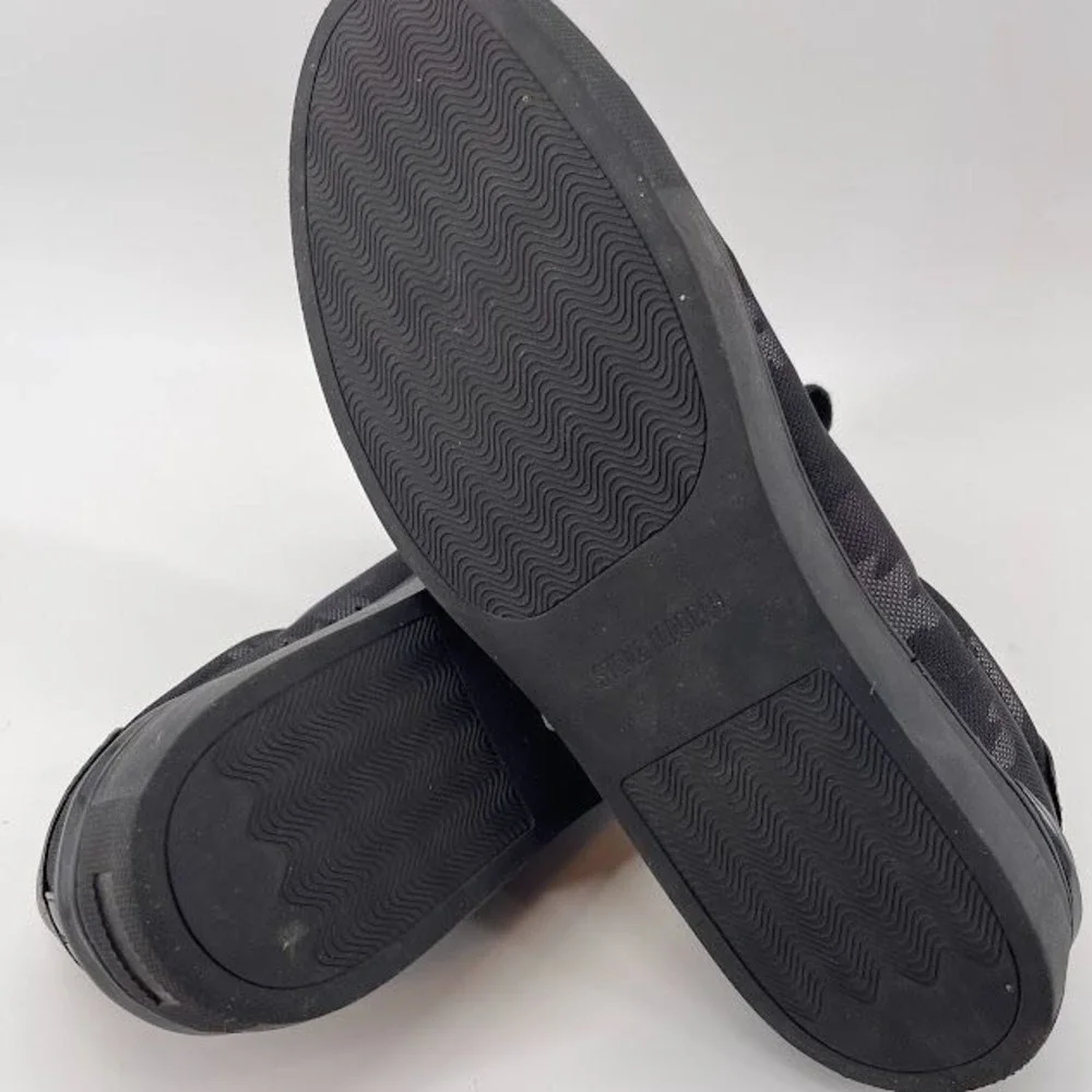 Steve Madden Men's 12 Black Camo Print Low-Top Sneakers Casual Athletic‎ Shoes